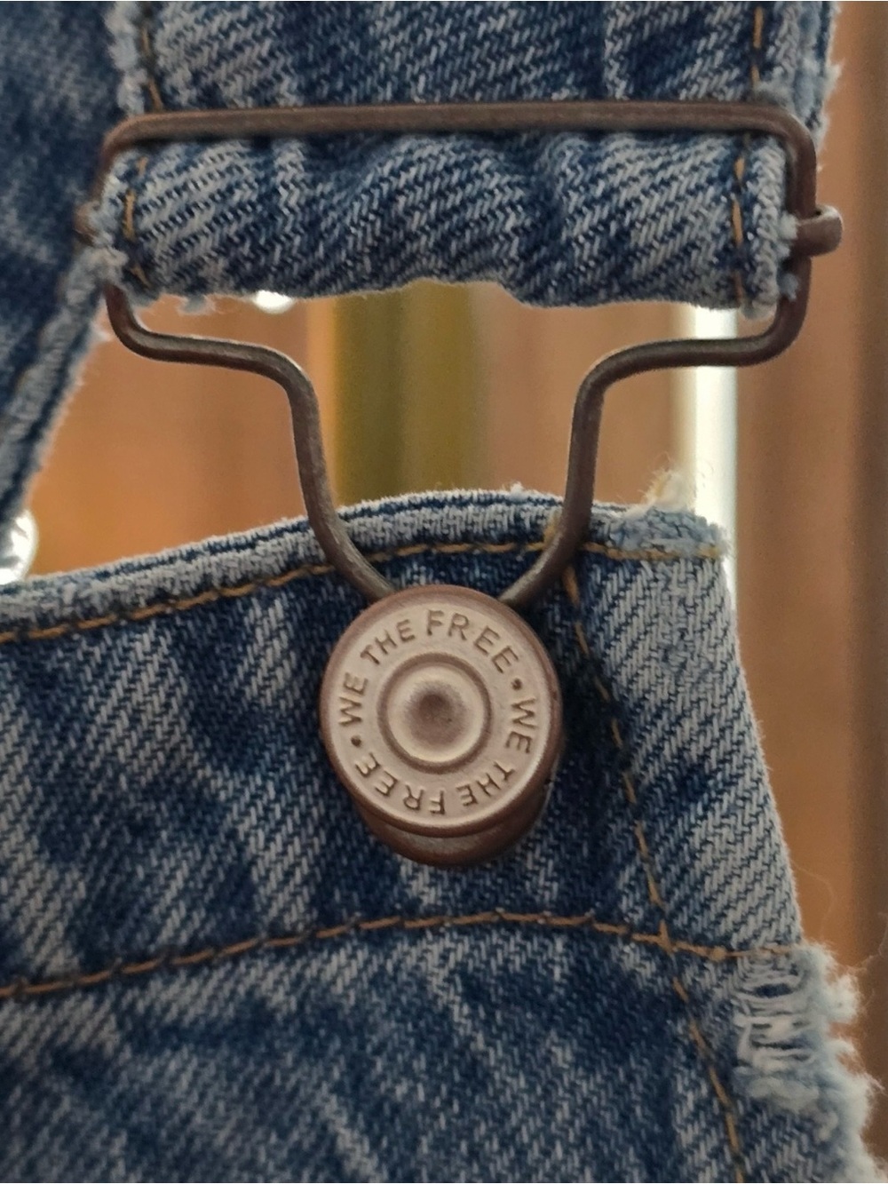 NWOT We The Free Good Luck Barrel Overalls ~ Going Steady - Picture 5 of 9